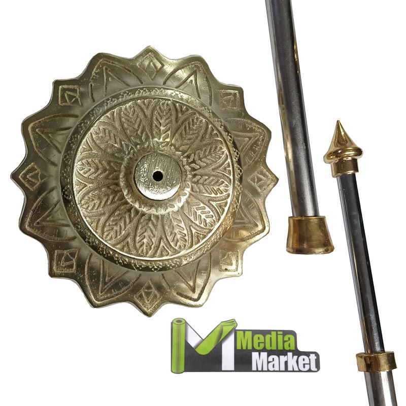 100 پایه تشریفات خورشیدی طلایی - تصویر 1