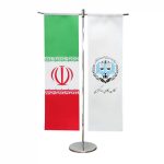 پایه رومیزی T نقره ای